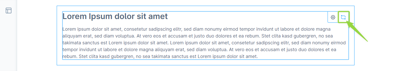 Add or replace CMS element