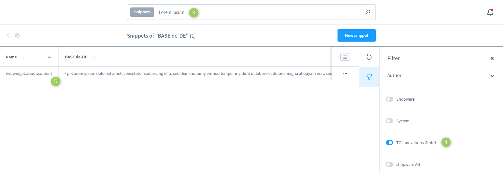 How can I change or translate a text (e.g. of widgets)?, figure 2