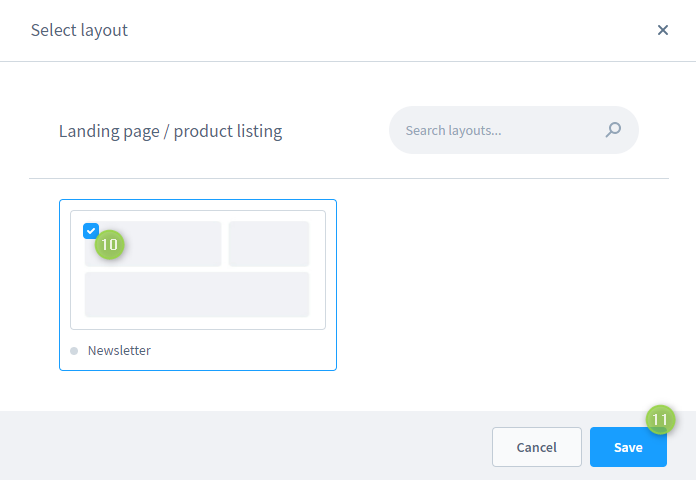 Linking shop pages in the storefront, figure 5
