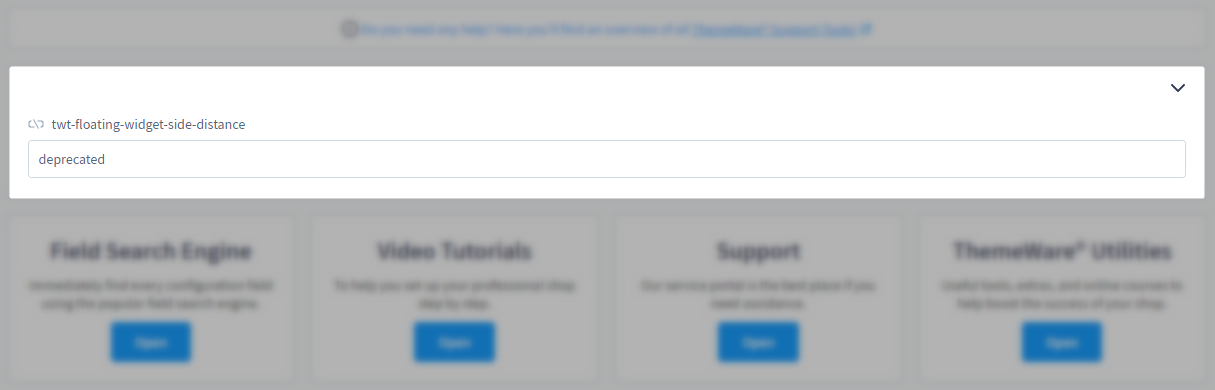 Orphaned configuration fields automatically end up in the "General" tab."