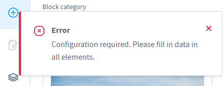 Configuration required. Please fill in data in all elements., figure 1