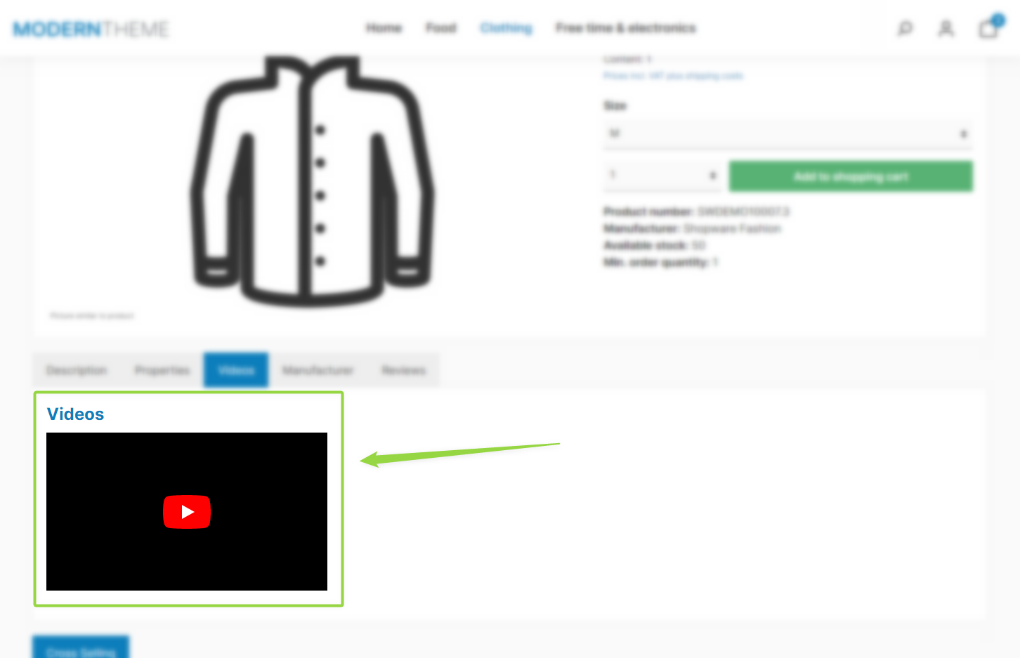 ThemeWare® "Product videos"