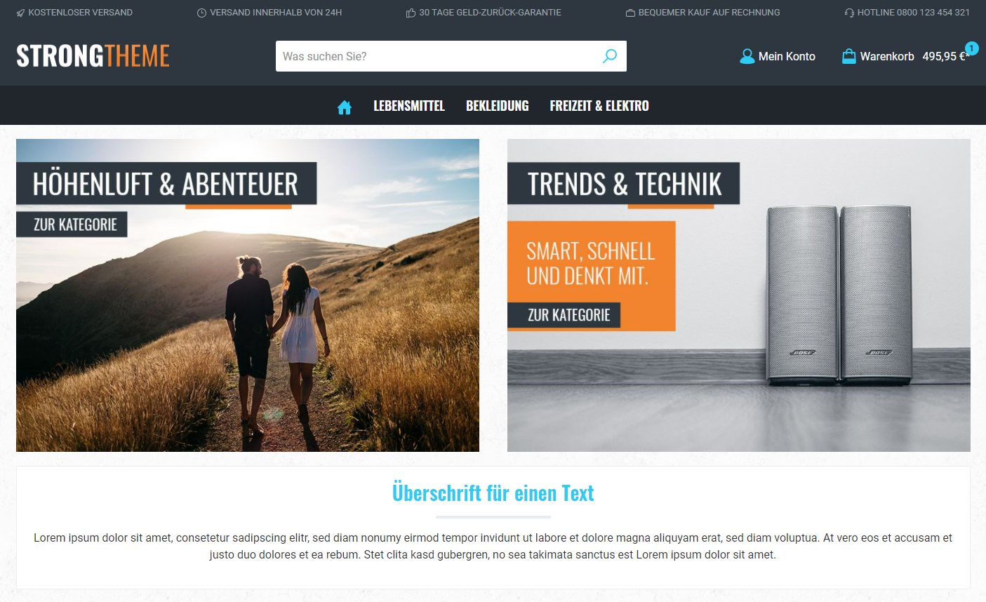 ThemeWare® Strong - blue
